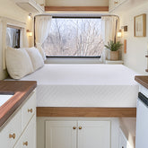 RV White mattress with cooling gel foam