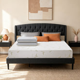 Cooling bamboo mattress sleep bundle