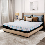 10"Charcoal Hexagonal Pattern Memory Foam Mattress