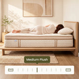 Canora Luxe mattress featuring responsive foam layers for balanced comfort and support.