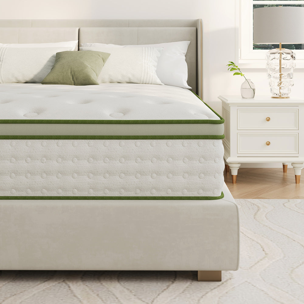 Hybrid mattress with pocket springs
