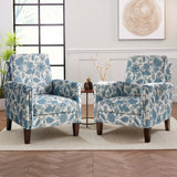 Modern Floral Accent Chair