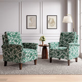 Modern Floral Accent Chair