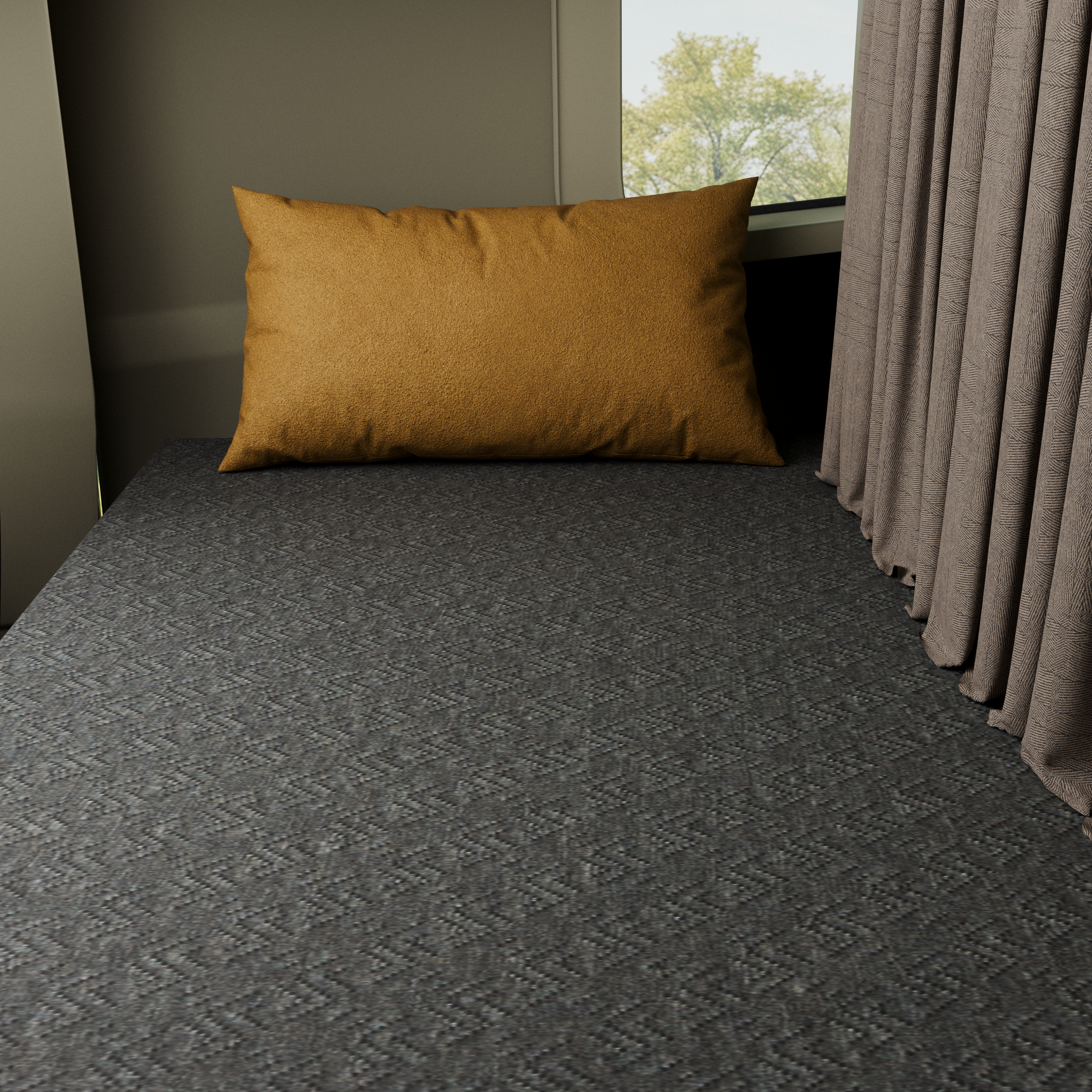Comfortable truck mattress for road rest