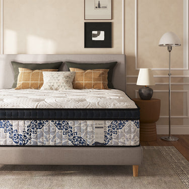Hybrid mattress with pocketed coils support