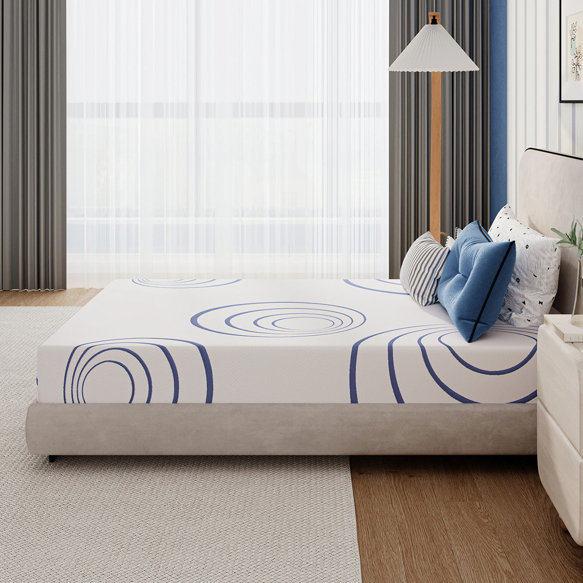 8"Charcoal Essential Foam Mattress