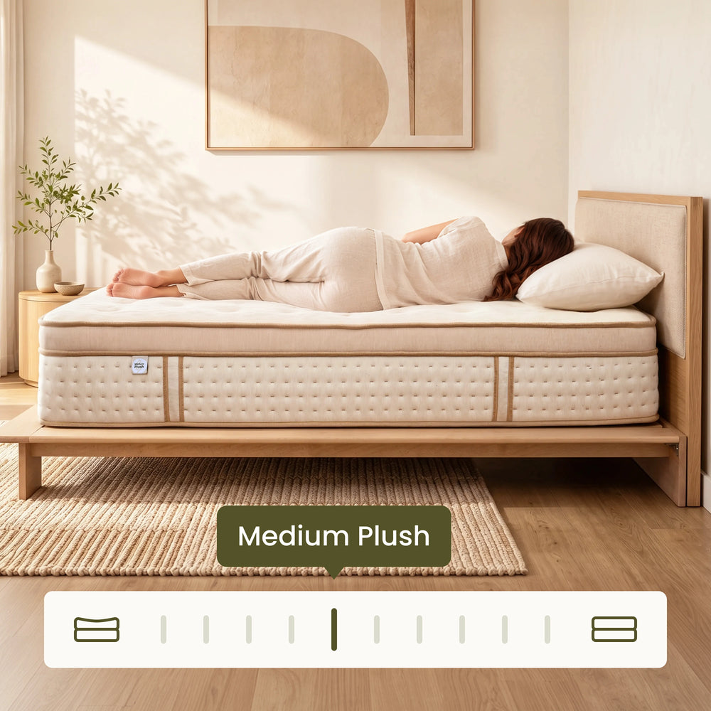 Canora Luxe mattress featuring responsive foam layers for balanced comfort and support.