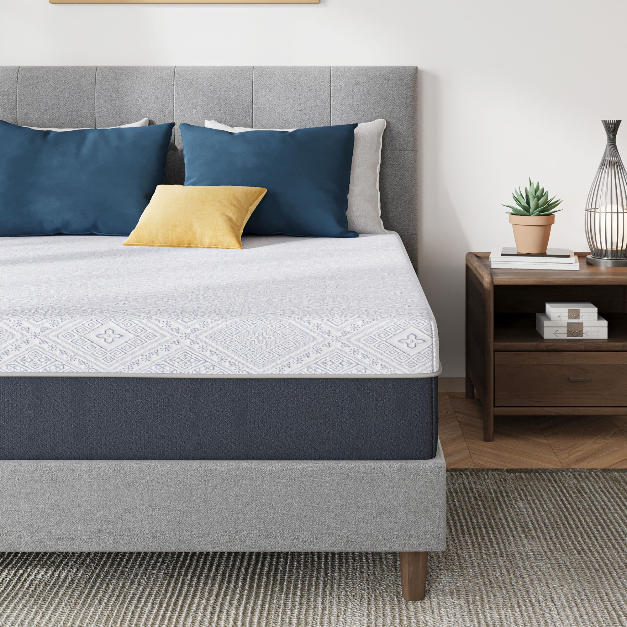 10"Charcoal Gel Cooling Memory Foam Mattress – Mattress Express