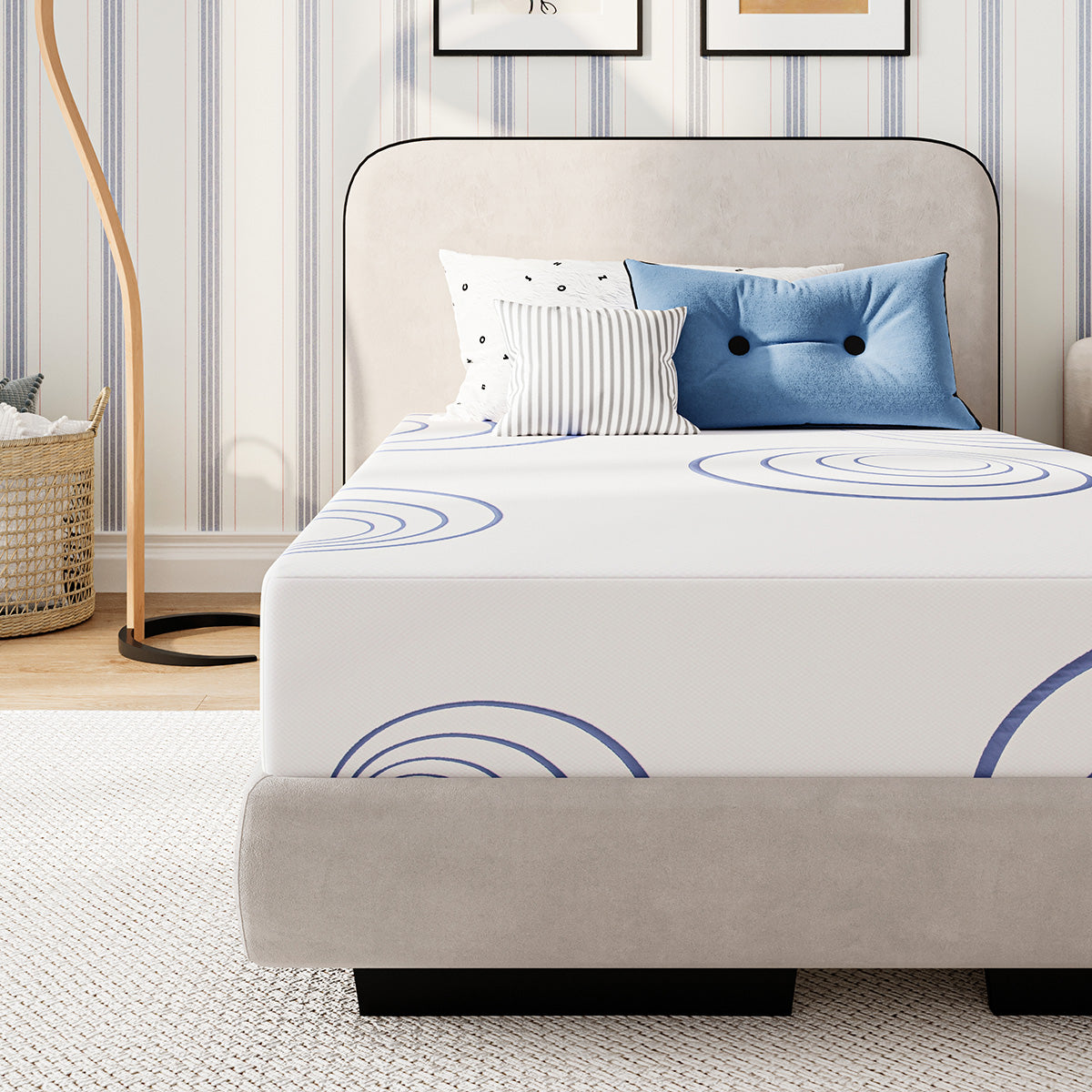 8"Charcoal Essential Foam Mattress