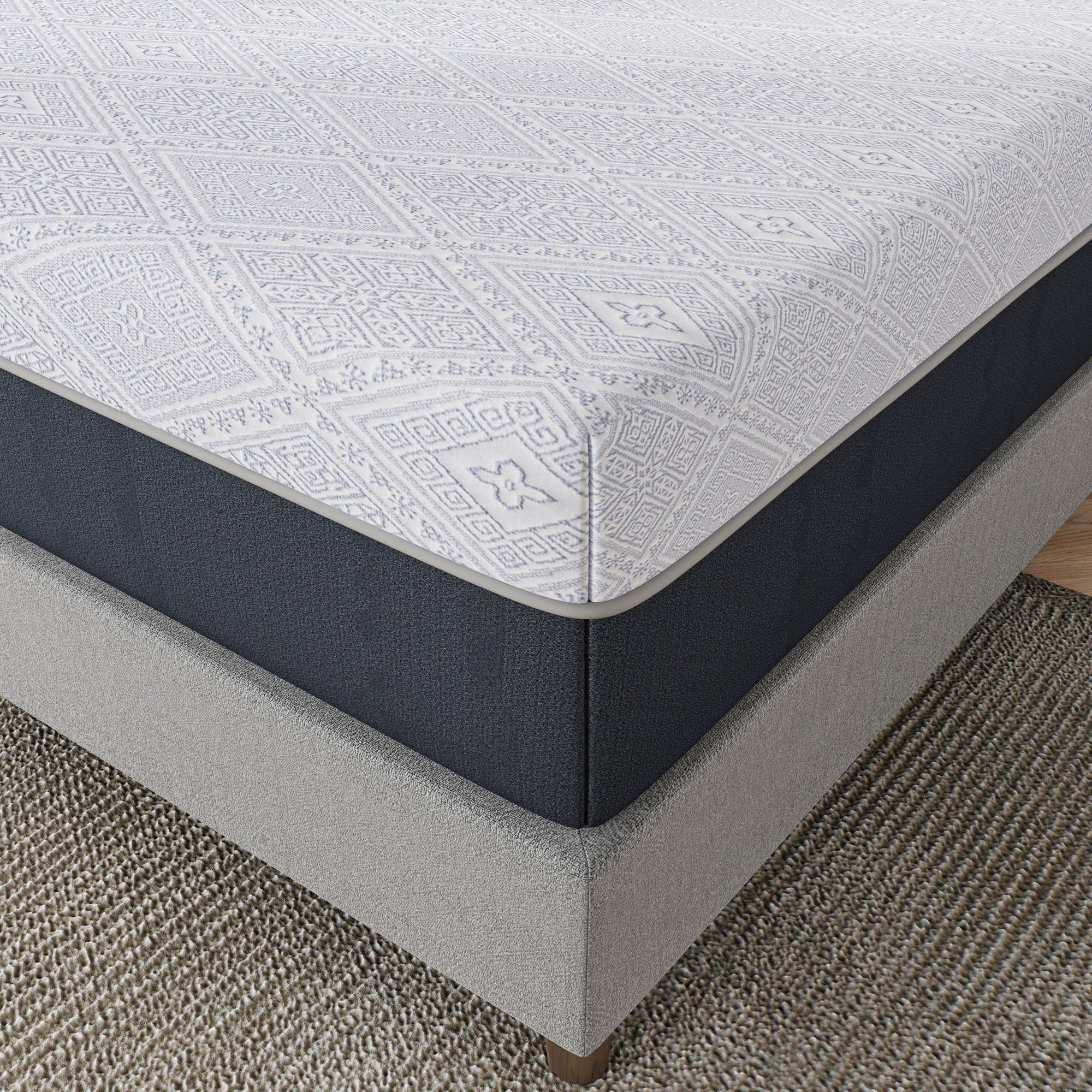 10"Charcoal Gel Cooling Memory Foam Mattress